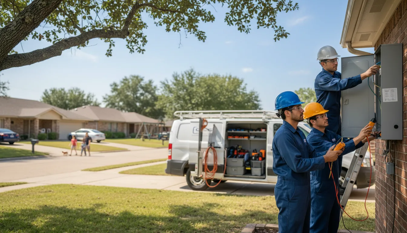 Certified electrician providing emergency electrical services in Salem, NE